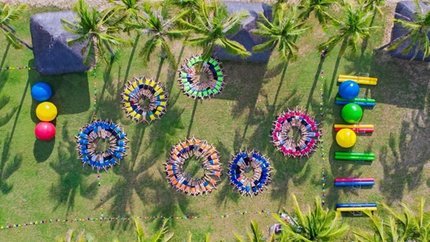 Tổ chức teambuiding tại khu resort