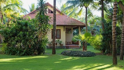 Khuôn viên xanh bên trong