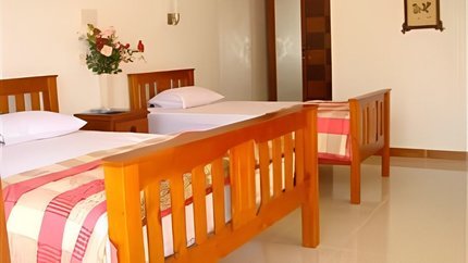 Phòng được thiết kế tạo cảm giác thư giãn