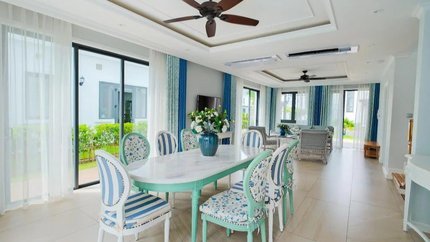 Không gian phòng ăn rộng rãi