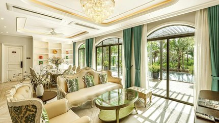 Phòng khách sang trọng bậc nhất resort