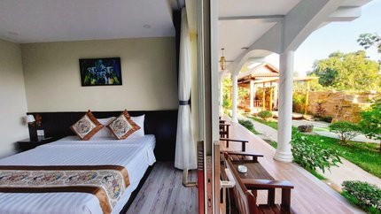 Ban công rộng, thiết không gian phòng thoáng mát