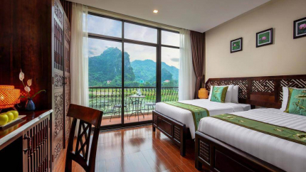 Phòng Deluxe 2 giường đơn