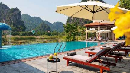 Bể Bơi Tam Coc La Montagne Resort & Spa