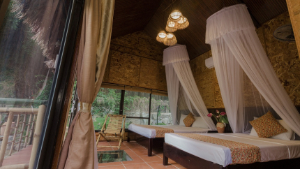 Phòng Lotus Lake Bungalow Triple
