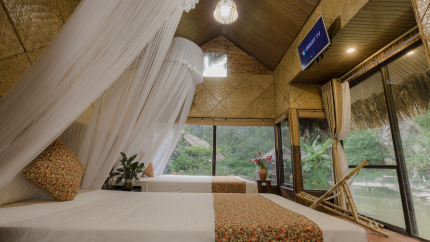 Phòng Lotus Lake Bungalow Triple