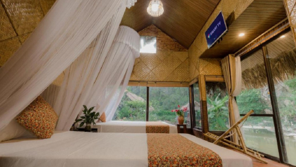Phòng Lotus Lake Bungalow Triple