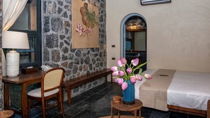 Phòng được sắp xếp gọn gàng