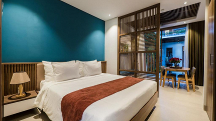 Phòng Pool View Studio Tại Tam House Villa Hotel Đà Nẵng 3 Sao