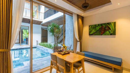 Phòng Pool View Studio Tại Tam House Villa Hotel Đà Nẵng