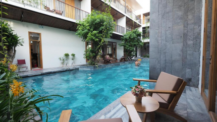Phòng Pool View Studio Tại Tam House Villa Đà Nẵng Hotel