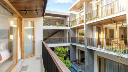 Phòng Deluxe Studio With Balcony Khách Sạn Tam House Villa Đà Nẵng 3 Sao