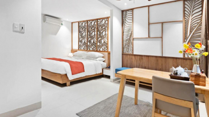 Phòng Deluxe Studio With Balcony Tại Tam House Villa Hotel Đà Nẵng