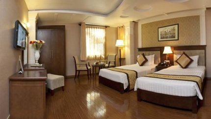 Thiết kế với tone màu chủ đạo là nâu gỗ