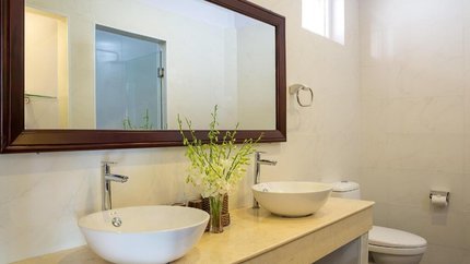 Phòng tắm thiết kế trang nhã, tinh tế