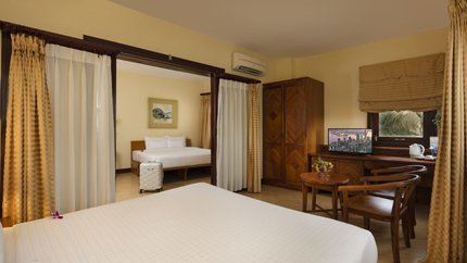 Không gian phòng rộng rãi, thoải mái