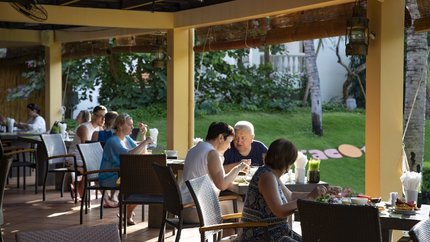 Khu vực nhà hàng thoáng mát