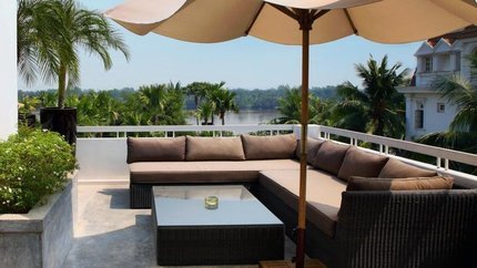 Không gian xanh mát, rộng rãi