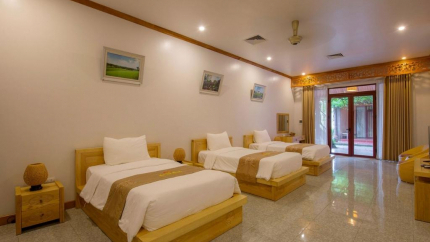 Phòng tại Khu Xóm Nhỏ Thảo Viên Resort 4 sao