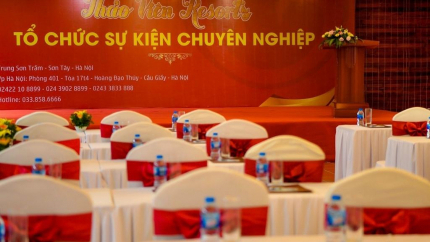 Phòng hội nghị tại khu nghỉ mát Thảo Viên