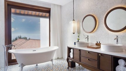 Phòng tắm đầy đủ tiện nghi hiện đại