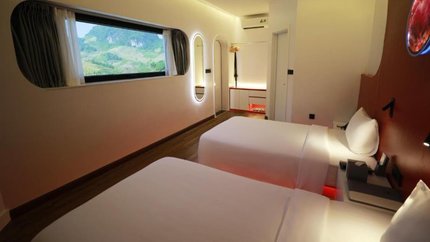 Phòng đủ không gian cho 2 người