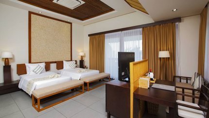 Không gian phòng được thiết kế ấm cúng