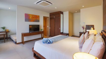 Phòng được bố trí hài hòa
