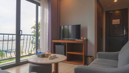 Không gian ngồi ngắm biển cực chill