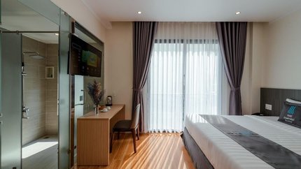 Không gian phòng rộng rãi