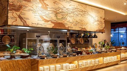 Quầy Buffet đa dạng món ăn