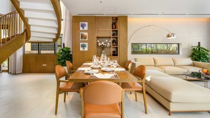 Khu vực bếp hiện đại