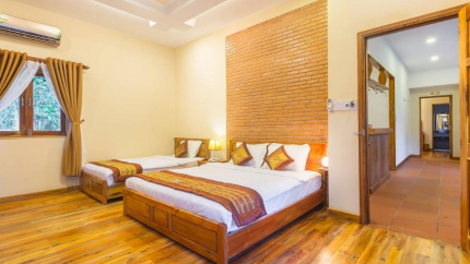 Phòng Twin Garden View tại The Garden House Resort