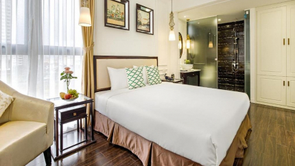 Phòng Deluxe Double tại The Herriott Đà Nẵng 3 sao