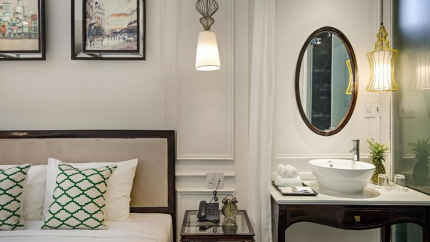 Phòng Deluxe Double tại The Herriott Hotel & Suite Đà Nẵng