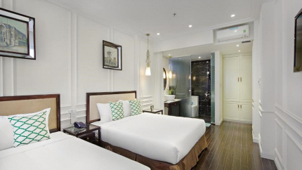 Phòng Deluxe Quadruple tại khách sạn The Herriott 3 sao