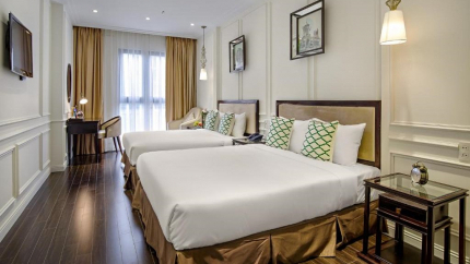 Phòng Deluxe Quadruple tại khách sạn The Herriott Đà Nẵng
