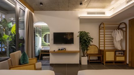 Phòng thiết kế không gian rộng, đầy đủ tiện nghi