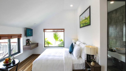 Thiết kế phòng đặc biệt với mái nghiêng