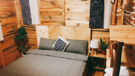 Phòng Double Bed Tại The November Mộc Châu Homestay