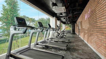Phòng Gym máy móc hiện đại