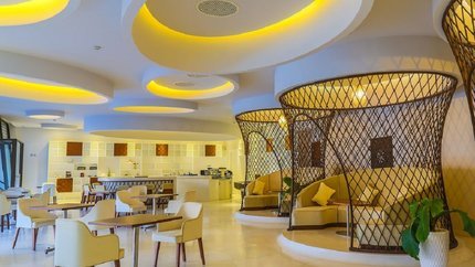 Quán cafe với không gian siêu rộng