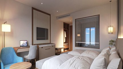 Phòng Executive Ocean View hiện đại, tiện nghi.