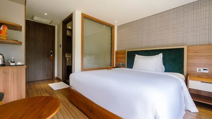 Deluxe Garden View giản đơn nhưng rất tinh tế.