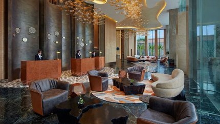 Không gian sảnh chờ sang trọng