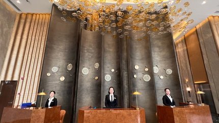 Khu vực lễ tân khách sạn