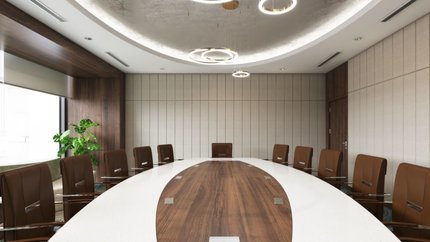 Thiết kế đơn giản nhưng tinh tế của phòng họp