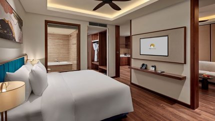 Căn phòng được thiết kế tinh tế