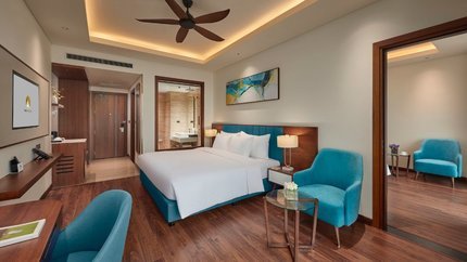 Căn phòng với không gian rộng rãi