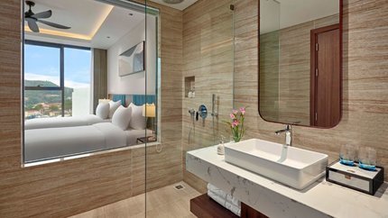 Khu nhà vệ sinh đầy đủ tiện nghi